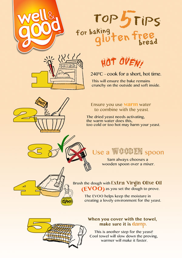 5 tips for baking gluten free bread
