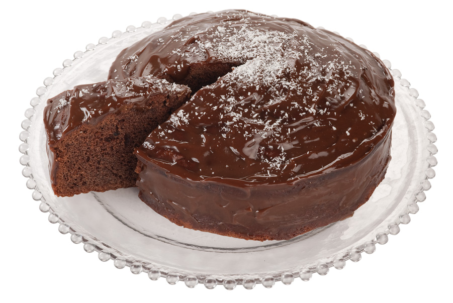 Reduced Sugar Chocolate Cake.