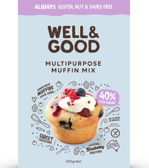 Reduced Sugar Gluten Free Muffin Mix