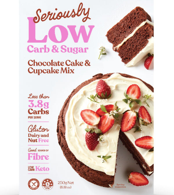 Seriously Low Carb Chocolate Cake & Cupcake Mix 250g