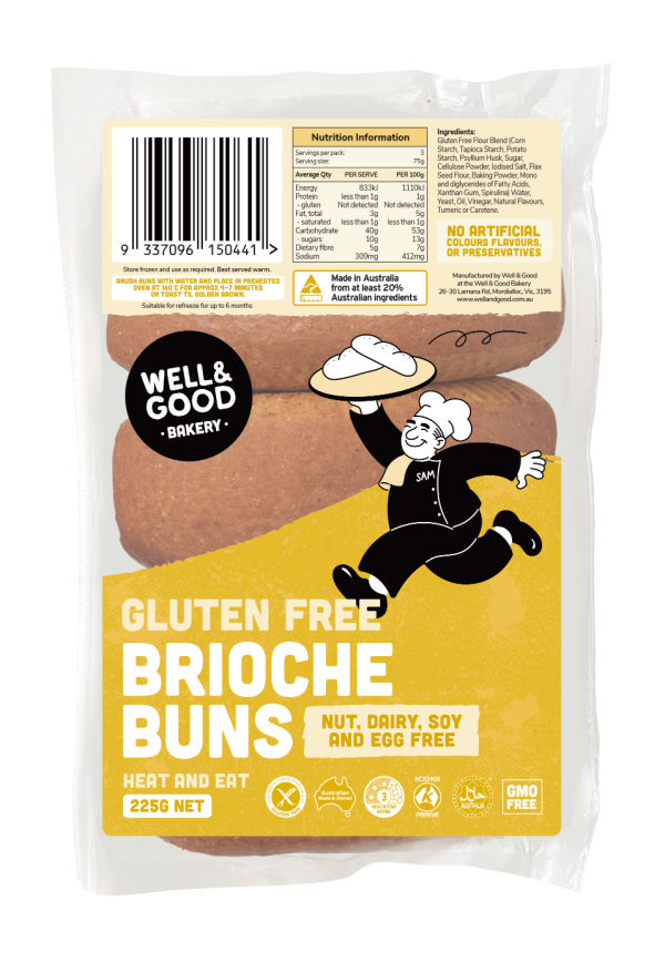 Gluten Free Brioche Buns