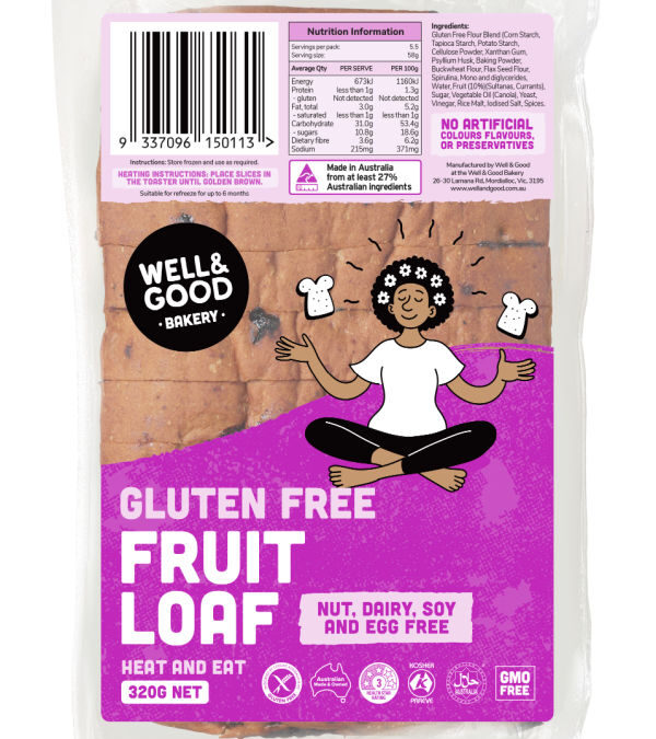 Gluten Free Fruit Loaf