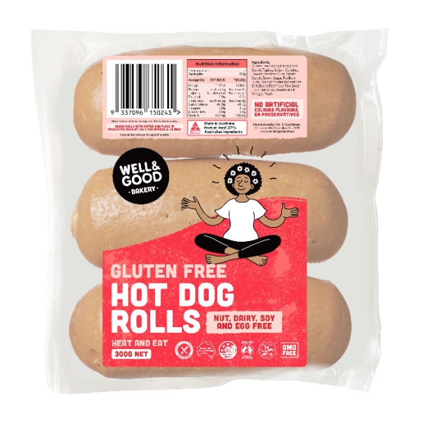 Gluten Free Hot Dog Rolls