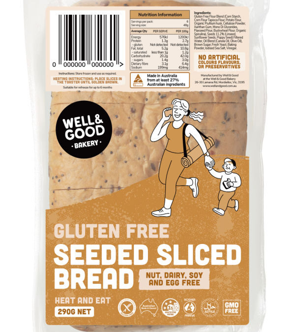 Sliced White Seeded Loaf