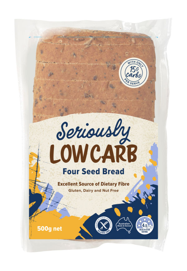Seriously Low Carb Bread Packaging