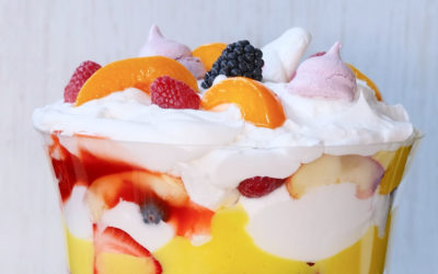 Vegan Festive Trifle – Gluten Free, Egg Free, Dairy Free