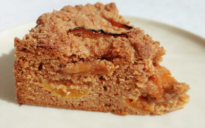 Gluten Free Apricot Crumble Cake