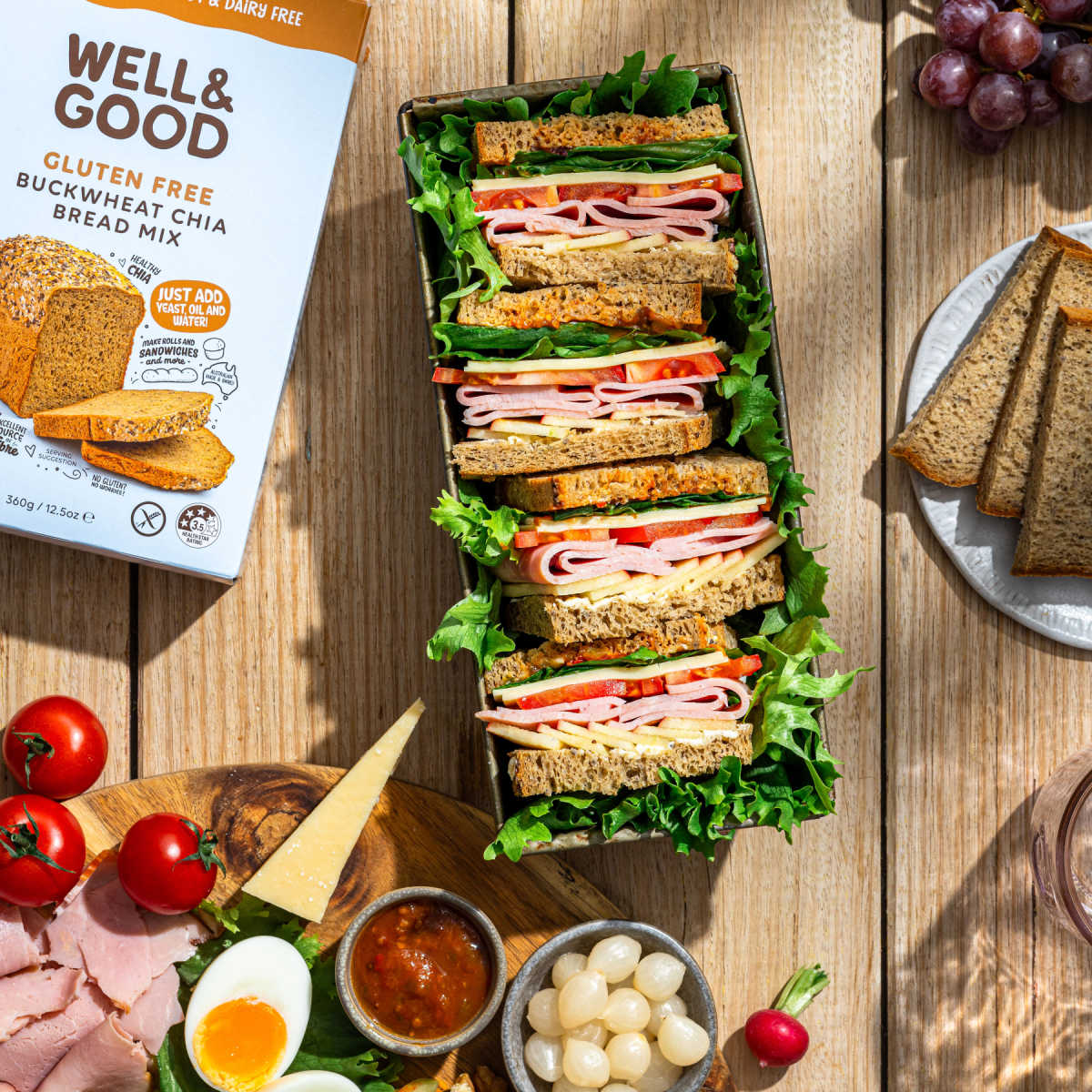 Buckwheat Chia Ploughmans Square Product Pack